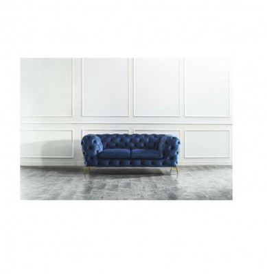 Luksusowe 2 miejsce do siedzenia Sofa Podkładka Sofa Skóra Materiał Kanapy Chesterfield Ustawić Nowe