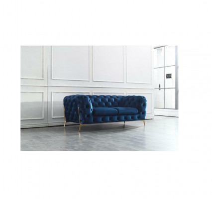 Luksusowe 2 miejsce do siedzenia Sofa Podkładka Sofa Skóra Materiał Kanapy Chesterfield Ustawić Nowe