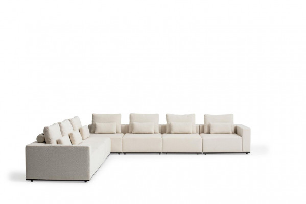 Sofa materiałowa Narożnikowa kanapa Kanapa w kształcie litery L Meble tapicerowane Sofa Relax Sofa duża