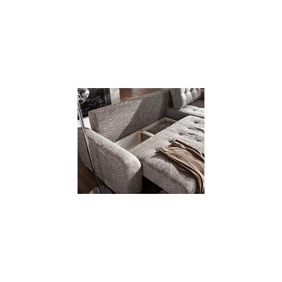 Design Narożnikowa kanapa Sofa Loft Funkcja łóżka Kanapa Podkładka Siedziba Narożnik Sofy Sofa rozkładana