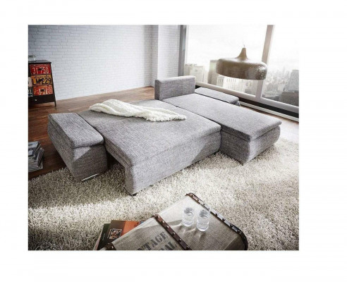 Projekt rozkładanej sofy Narożnikowa kanapa Sofa rozkładana Funkcja łóżka Couch Podkładka Włókienniczy Sofy