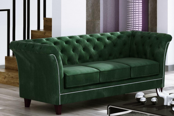 Sofa Kanapa Podkładka 3 miejsce do siedzenia Włókienniczy Sofy Kanapy Obcios Siedziba Design Club 3er