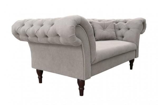 Nowe 2 miejsce do siedzenia Chesterfield Podkładka Couch Materiał Couchen Sofa Siedziba Ustawić