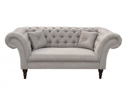 Nowe 2 miejsce do siedzenia Chesterfield Podkładka Couch Materiał Couchen Sofa Siedziba Ustawić