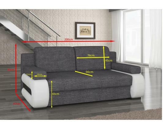 Sofa Kanapa Podkładka 3 miejsce do siedzenia Włókienniczy Sofy Kanapy Siedziba Obcios Design Club 3er