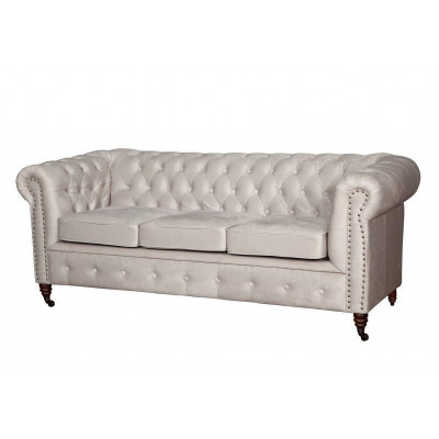 Design Classic Chesterfield Podkładka Sofa Couch Ustawić 3 miejsce do siedzenia Skórzana Sofa Nowość