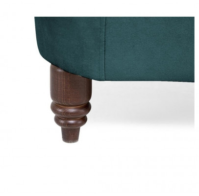 Klasyczna trzyosobowa kanapa Chesterfield Meble Sofa Włókienniczy o eleganckim wyglądzie