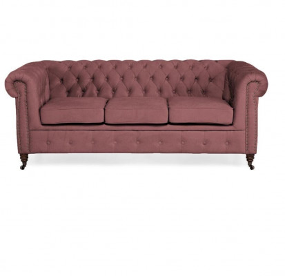 Meble Classic Chesterfield 3 miejsce do siedzenia Sofa Włókienniczy Sofa Materiałowa Noble Design Nowość