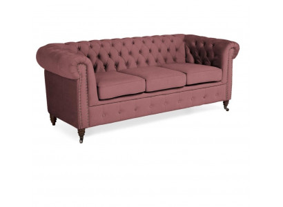 Meble Classic Chesterfield 3 miejsce do siedzenia Sofa Włókienniczy Sofa Materiałowa Noble Design Nowość