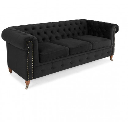 Chesterfield 3 miejsce siedzące Sofa Office Couch z funkcją łóżka Sofy Kanapy Trzymiejscowe