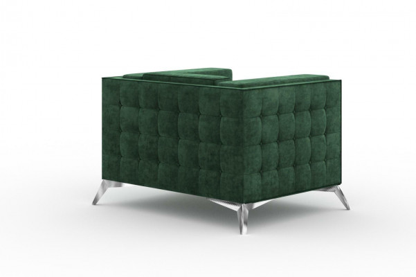 Chesterfield Fotel 1 miejsce siedzące Kanapy Podkładka Nowa TV Sofa Włókienniczy Materiał