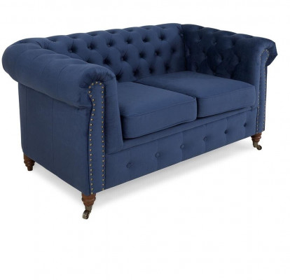 projektant 2 miejsce do siedzenia Włókienniczy Sofy Kanapy New Chesterfield Couch Podkładka