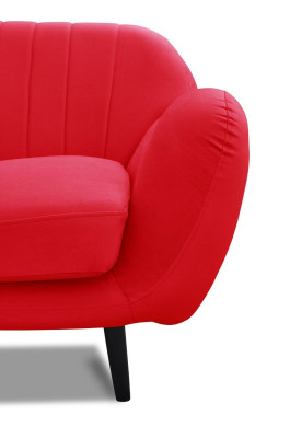 Sofa trzyosobowa Podkładka designerska sofa 3-osobowa Siedziba sofy Pokój Czerwony luksusowe kanapy