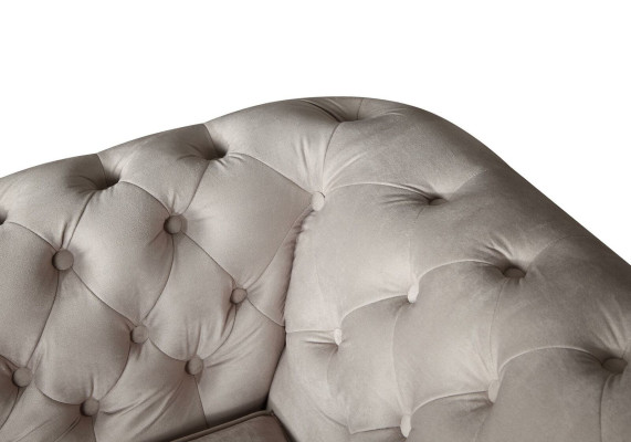 Sofa 2 miejsce do siedzenia Chesterfield Couch Włókienniczy Materiał Sofa Meble Elegancki design