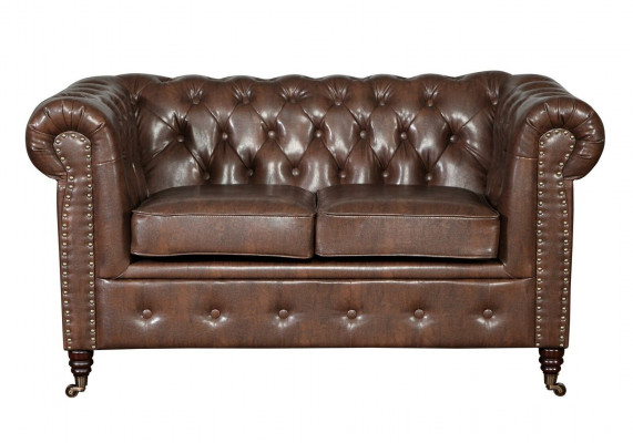 Sofa 2 miejsce do siedzenia Design Sofy Podkładka Modern Siedziba Materiał Dwumiejscowa Skóra Nowość