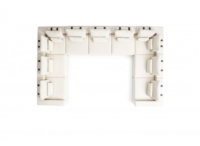 Design Narożnikowa kanapa Sofy Nowoczesne w kształcie litery L Sofa Tapicerowana do Salonu Modern