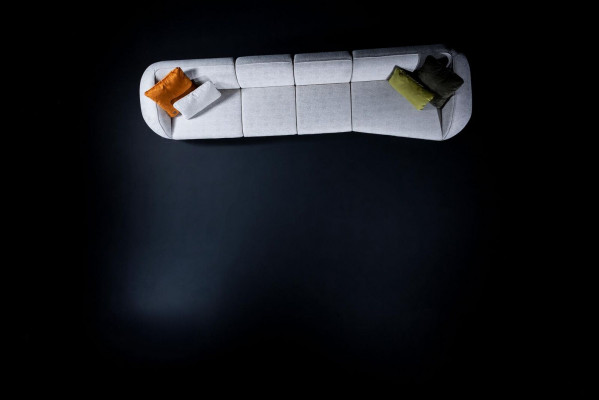 Sofa do salonu sześcioosobowa Meble tapicerowane luksusowy designerski materiał kanapy