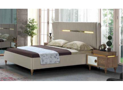 Szafki nocne łóżko Drewno Meble Salon Włoskie Meble Luxury