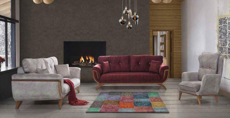 Włókienniczy Lounge Luxury Club Podkładka Relaks Sofa Meble Design Couch