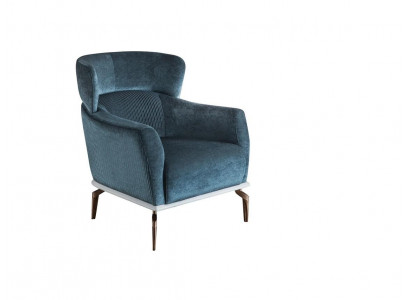 Design Fotel Nowoczesny zielony Kolor siedziska do salonu Włókienniczy luksusowe Meble