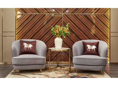 Zestaw 2x salon Fotel Stolik Tabela Sofa stolik kawowy Tabela side