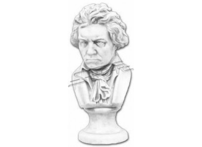 Beethoven Celebrity Popiersie Rysunek Rzeźba Rzeźby Figury Posągi