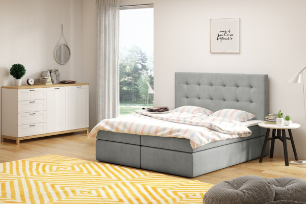 Łóżko Chesterfield Design Dekoracja Luksusowe łóżko hotelowe 180x200cm Sleep Pokój
