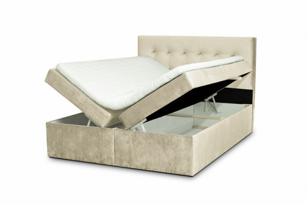 Łóżko Chesterfield Design Dekoracja Luksusowe łóżko hotelowe 180x200cm Sleep Pokój