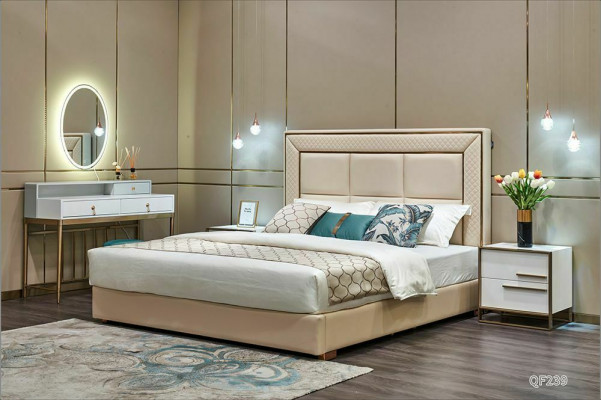 Łóżko Podkładka Design Luxury Double Deco Łóżko Hotelowe Małżeństwo 180x200cm Sleep