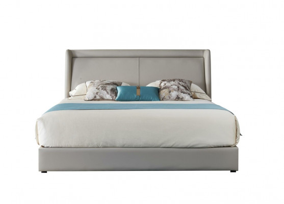 Łóżko Podkładka Design Luksusowe Dwuosobowe łóżko Hotelowe Sleep Pokój Skóra Nowe 180x200cm