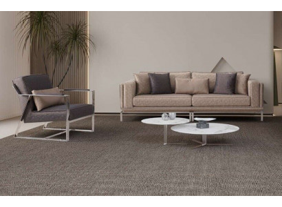 Zestaw sofowy Kompletny zestaw wypoczynkowy beżowa tapicerowana sofa rozkładana sofa 2-częściowa