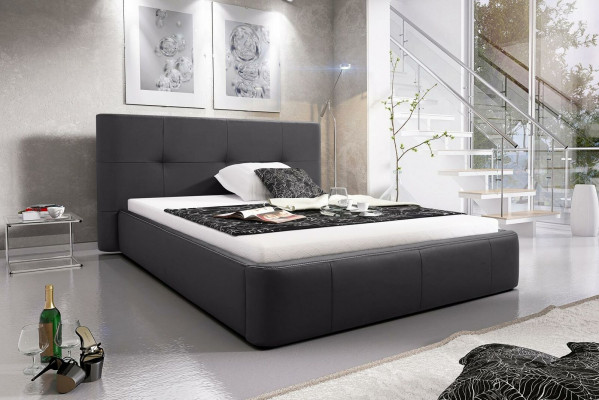 Łóżko Podkładka Design Luksusowe podwójne łóżko hotelowe Sleep Pokój Modern Skóra