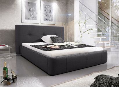 Łóżko Podkładka Design Luksusowe podwójne łóżko hotelowe Sleep Pokój Modern Skóra