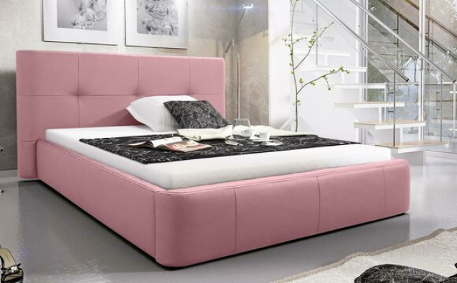 Łóżko Podkładka Design Luksusowe podwójne łóżko hotelowe Sleep Pokój Modern Skóra