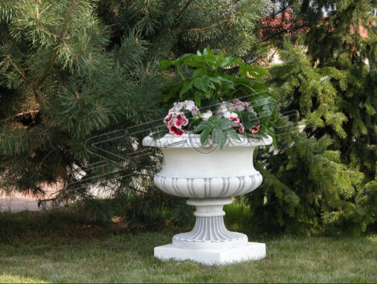 Kosz kwiatów Kwiaty Wazon Statek Figurki Ogród Patio Dekoracja Statua