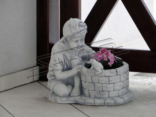 Doniczka naturalna dekoracja doniczkowa figura ogrodowa wazony doniczki