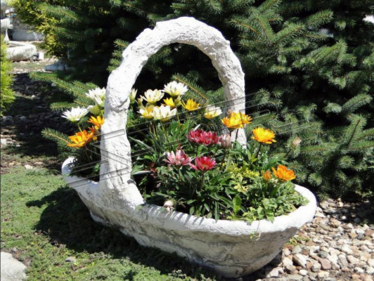 Doniczka dekoracja doniczkowa figura natura doniczki wazony ogrodowe