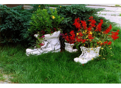 Doniczka roślina doniczkowa natura dekoracja figura doniczki wazony ogrodowe