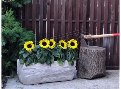 Donice skrzynkowe donice dekoracyjne na kwiaty XXL betonowe patio ogrodowe