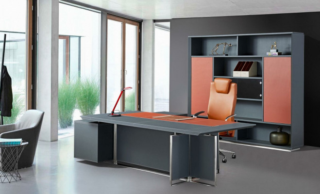 Biuro Regał Szafka na dokumentach Luxury Meble Modern Szafa Szafki