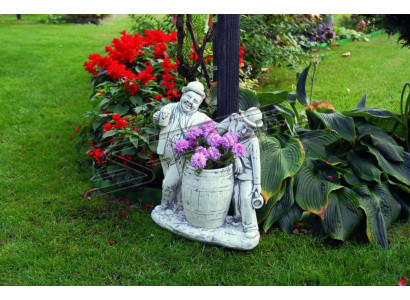 Charlie Chaplin doniczka dekoracja doniczkowa figura doniczki