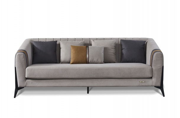 Chesterfield Zestaw sofowy 3+1 miejsce do siedzenia Kanapa Podkładka Siedziba Obcios Leaning Sofa