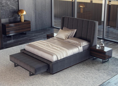 Design Kompletny 5-częściowy Sypialnia Luxury Meble Double Łóżko 2x Szafki nocne