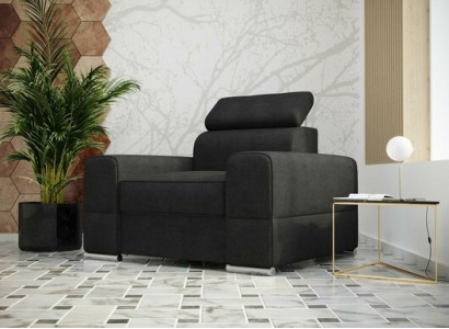 Designerski Luksusowy Fotel Fotel Sofa 1 miejsce do siedzenia TV Lounge Szezlong Skóra Włókienniczy