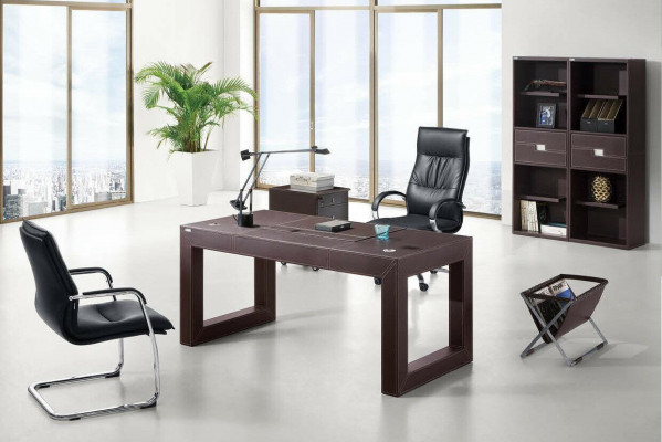 Design Luxury Meble 2-częściowe, Zestaw Biurko I Szafka na artykuł Szafki