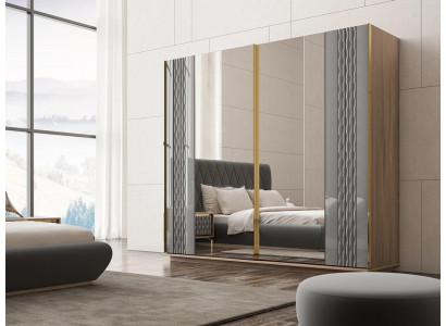 Design Szafa Sypialnia Luksusowe Drewno Szafa Nowoczesne Meble
