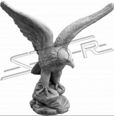 Rysunek Orła Statua ogrodowa Rzeźba Rzeźby Figury Dekoracyjne posągi