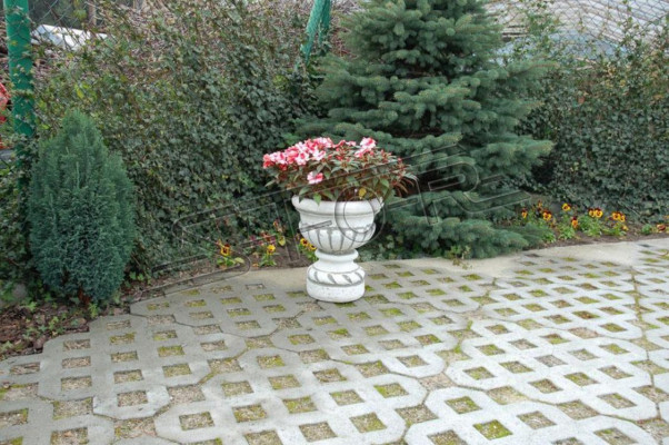 Figura doniczkowa donica Biała dekoracja figura doniczki ogrodowe