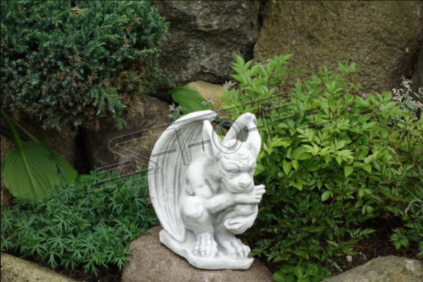 Rysunek Diabelski Ogród Smoka Statua Rzeźba Rzeźby Figury