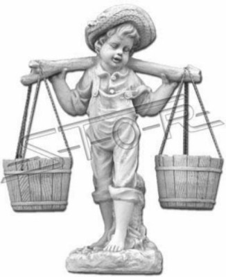 Figura Biała doniczka dekoracja doniczkowa figura doniczki ogrodowe
